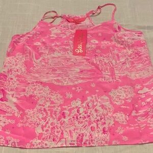 NWT Lily Pulitzer Dusk Top in Pink Sorbet Size XS